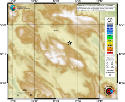 Mappa EMS - località