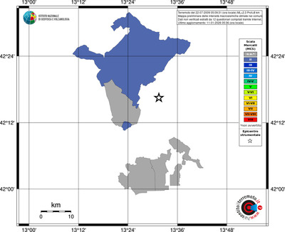 Mappa MCS - territori comuni
