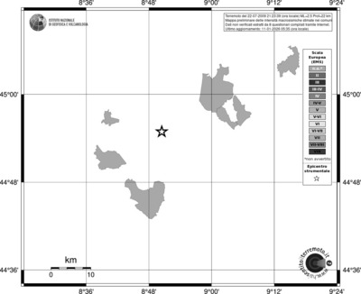 Mappa EMS - territori comuni