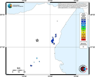 Mappa EMS - territori località