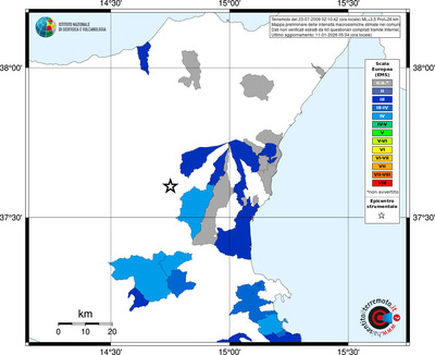 Mappa EMS - territori comuni