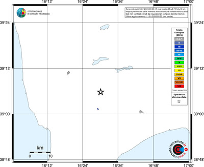 Mappa EMS - territori località