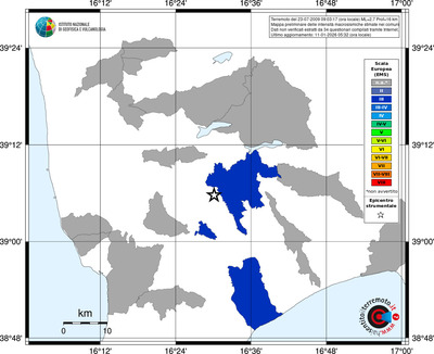 Mappa EMS - territori comuni