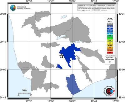 Mappa MCS - territori comuni