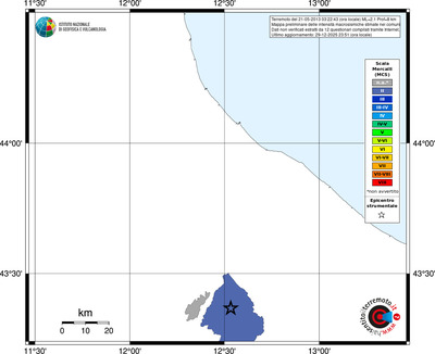 Mappa MCS - territori comuni