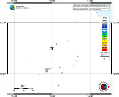 Mappa MCS - territori località