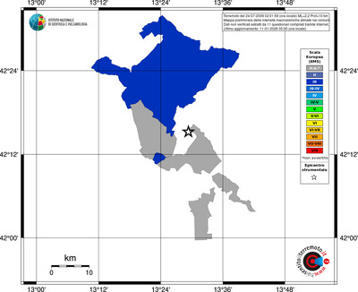 Mappa EMS - territori comuni