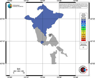 Mappa MCS - territori comuni