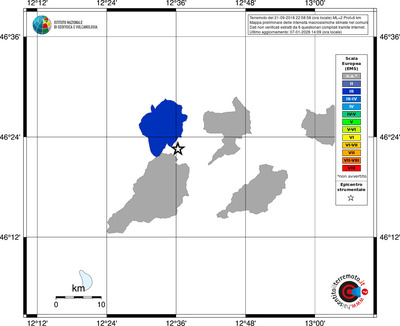 Mappa EMS - territori comuni