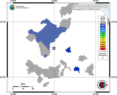 Mappa MCS - territori comuni