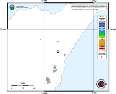 Mappa EMS - territori località