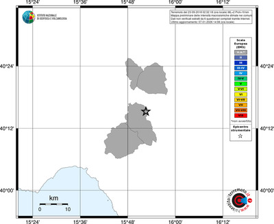Mappa EMS - territori comuni
