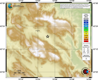 Mappa MCS - località