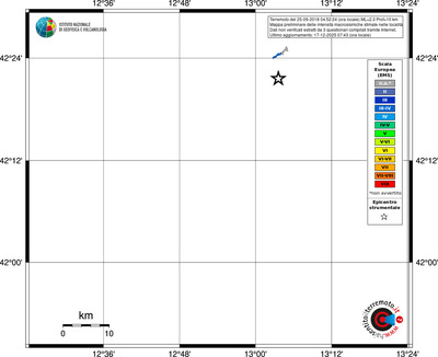Mappa EMS - territori località