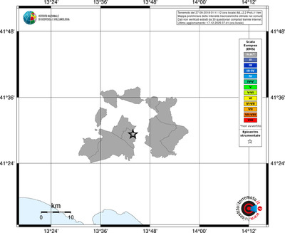 Mappa EMS - territori comuni