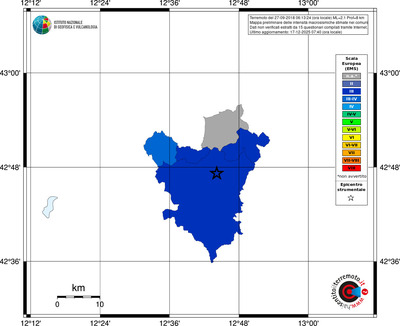Mappa EMS - territori comuni