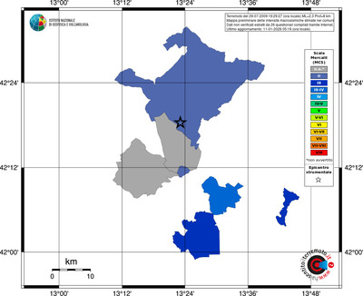 Mappa MCS - territori comuni