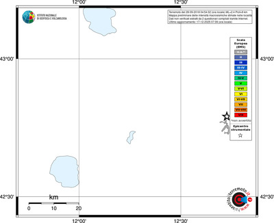 Mappa EMS - territori località