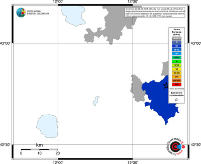 Mappa EMS - territori comuni