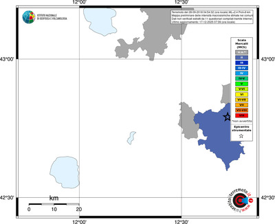 Mappa MCS - territori comuni