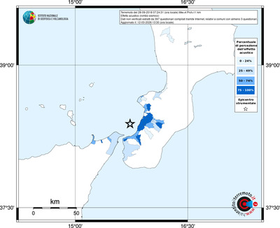 Mappa territorio comunale con almeno 3 questionari