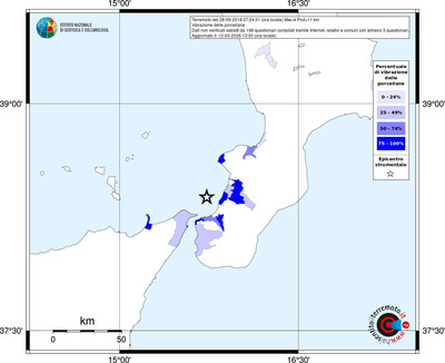 Mappa territorio comunale con almeno 3 questionari
