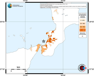 Mappa territorio comunale con almeno 3 questionari