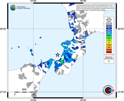 Mappa MCS - territori comuni