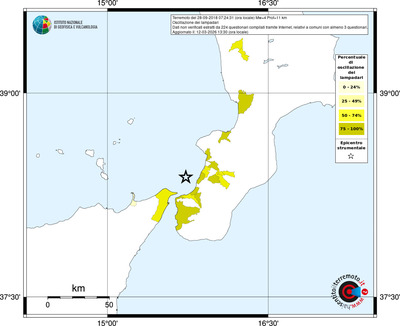 Mappa territorio comunale con almeno 3 questionari