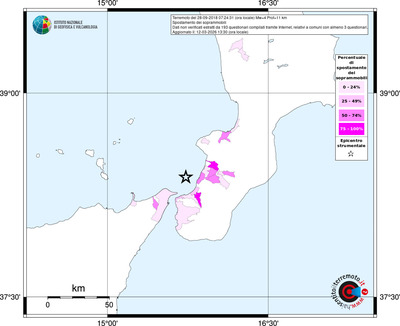 Mappa territorio comunale con almeno 3 questionari