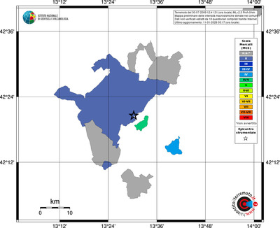Mappa MCS - territori comuni