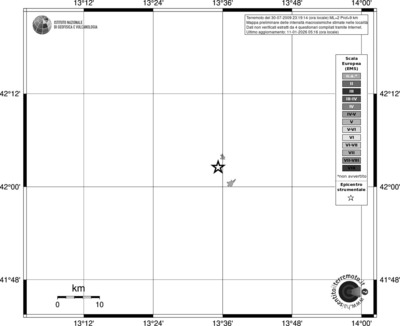 Mappa EMS - territori località