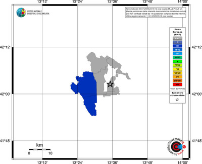 Mappa EMS - territori comuni