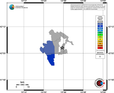 Mappa MCS - territori comuni