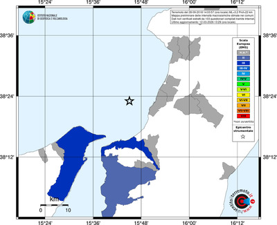 Mappa EMS - territori comuni