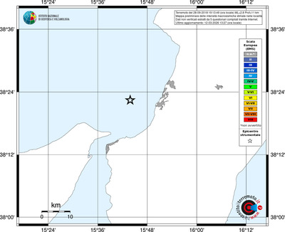 Mappa EMS - territori località