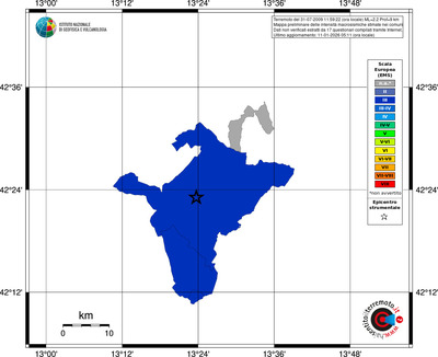 Mappa EMS - territori comuni