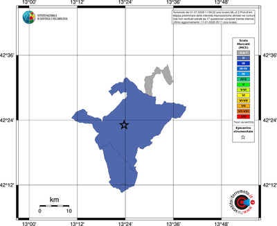 Mappa MCS - territori comuni