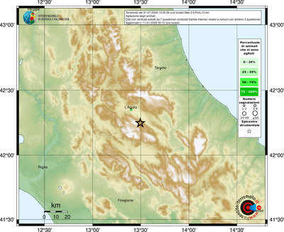 Mappa comuni con almeno 3 questionari