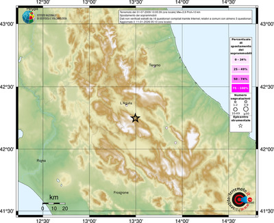 Mappa comuni con almeno 3 questionari