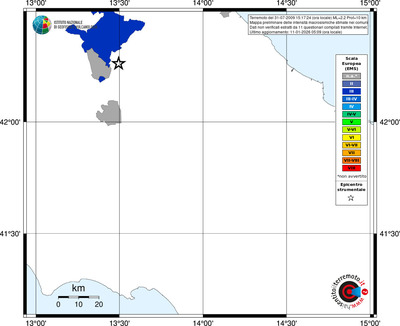 Mappa EMS - territori comuni