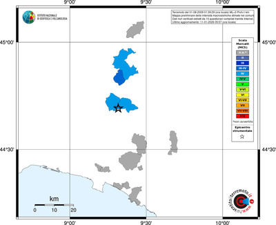 Mappa MCS - territori comuni