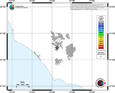 Mappa EMS - territori località
