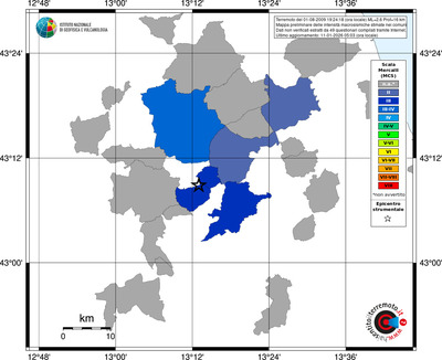 Mappa MCS - territori comuni