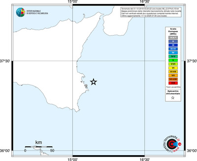 Mappa EMS - territori località