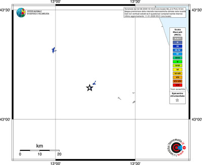 Mappa MCS - territori località
