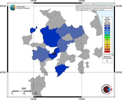 Mappa MCS - territori comuni