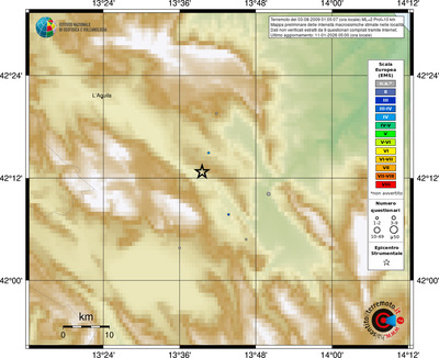 Mappa EMS - località
