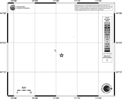 Mappa EMS - territori località