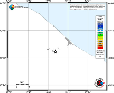 Mappa EMS - territori località